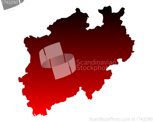 Image of Map of North Rhine-Westphalia