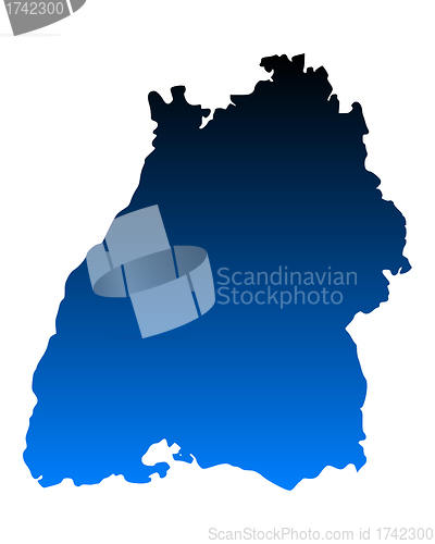 Image of Map of Baden-Wuerttemberg