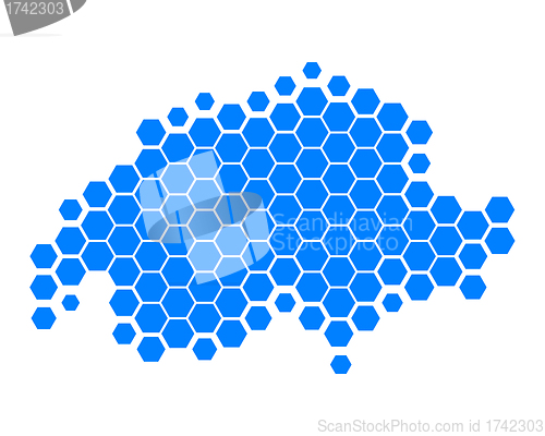 Image of Map of Switzerland