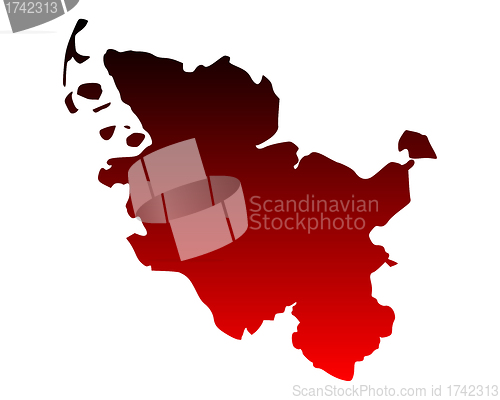 Image of Map of Schleswig-Holstein