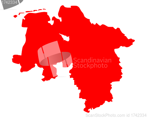 Image of Map of Lower Saxony