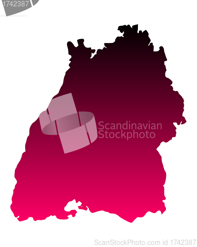 Image of Map of Baden-Wuerttemberg