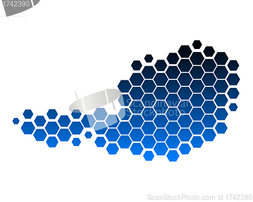 Image of Map of Austria