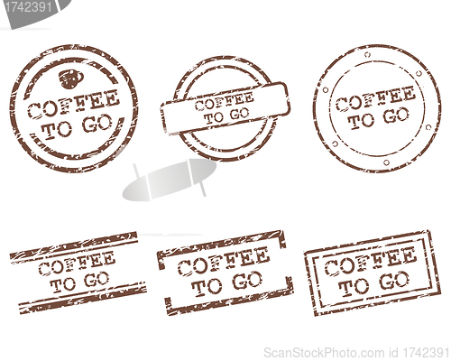 Image of Coffee to go stamps