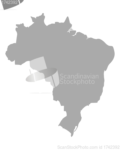 Image of Map of Brazil