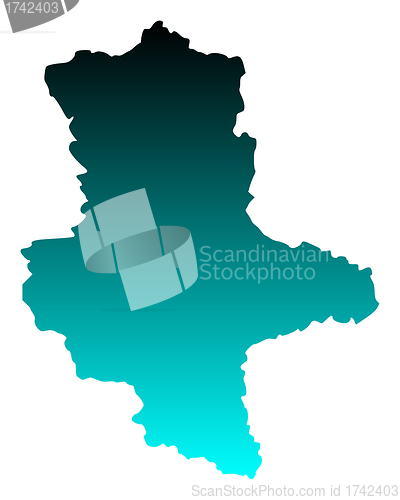 Image of Map of Saxony-Anhalt