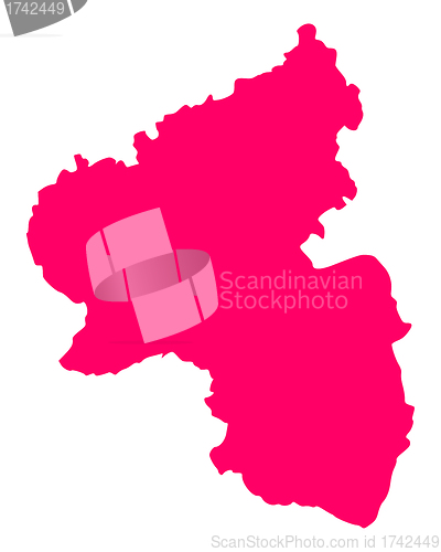 Image of Map of Rhineland-Palatinate