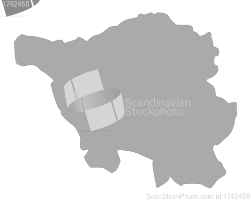Image of Map of Saarland