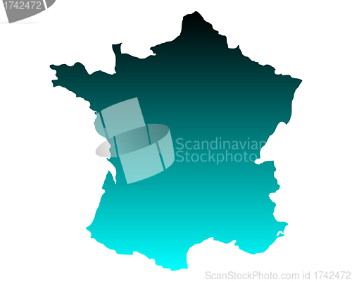 Image of Map of France