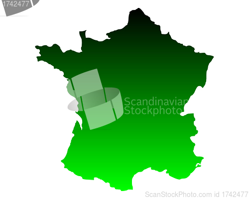 Image of Map of France