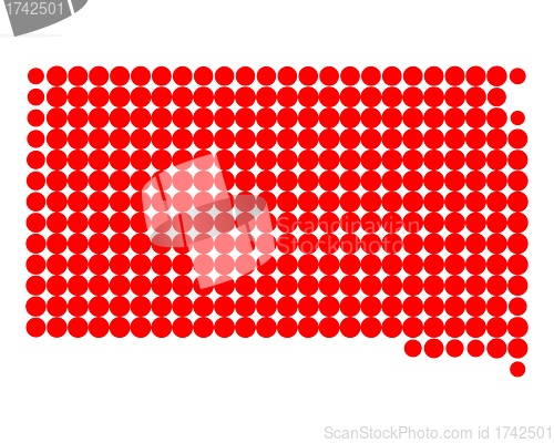 Image of Map of South Dakota