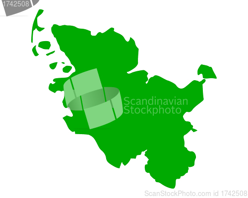 Image of Map of Schleswig-Holstein