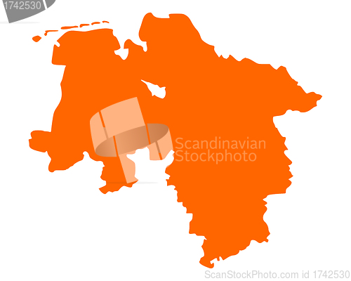 Image of Map of Lower Saxony