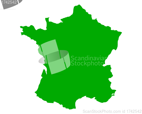 Image of Map of France