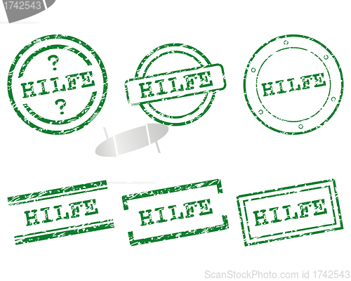 Image of Hilfe stamps