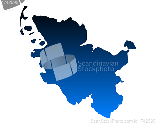 Image of Map of Schleswig-Holstein