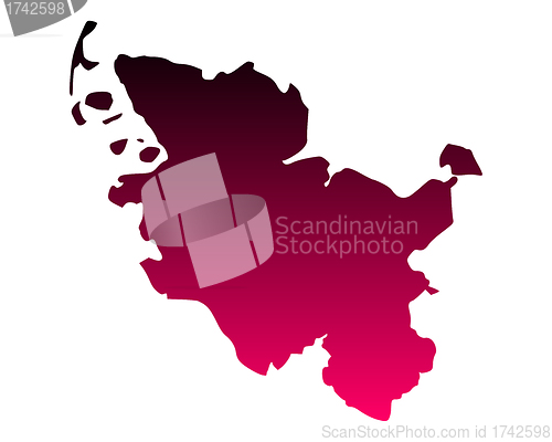 Image of Map of Schleswig-Holstein