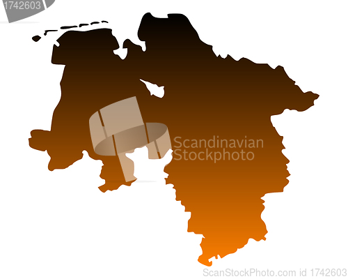Image of Map of Lower Saxony