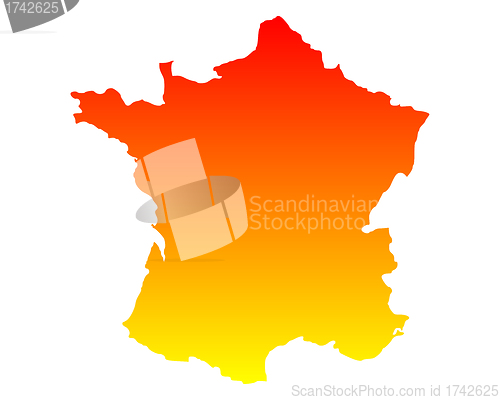 Image of Map of France