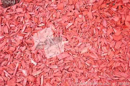 Image of Red woodchips