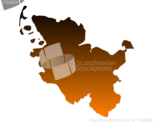 Image of Map of Schleswig-Holstein