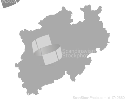 Image of Map of North Rhine-Westphalia