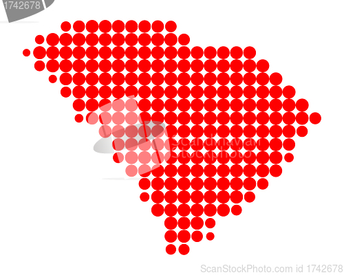 Image of Map of South Carolina