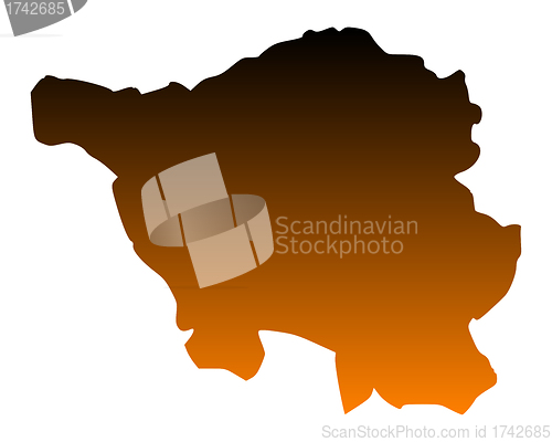 Image of Map of Saarland