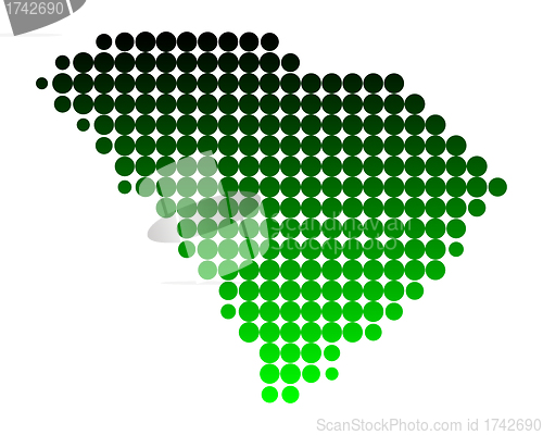Image of Map of South Carolina