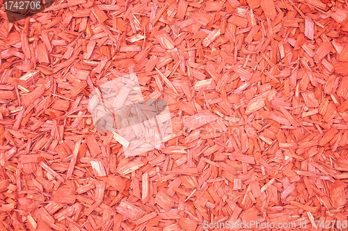 Image of Red woodchips