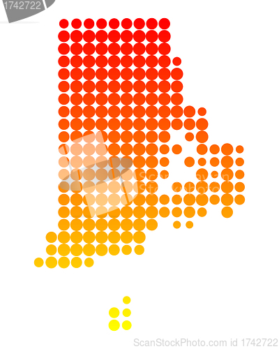 Image of Map of Rhode Island
