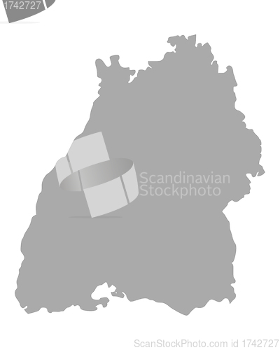 Image of Map of Baden-Wuerttemberg