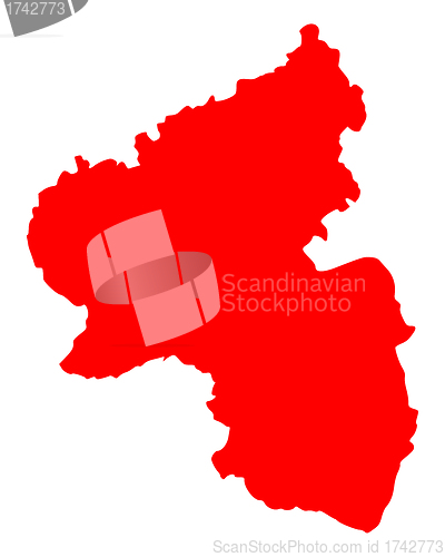 Image of Map of Rhineland-Palatinate