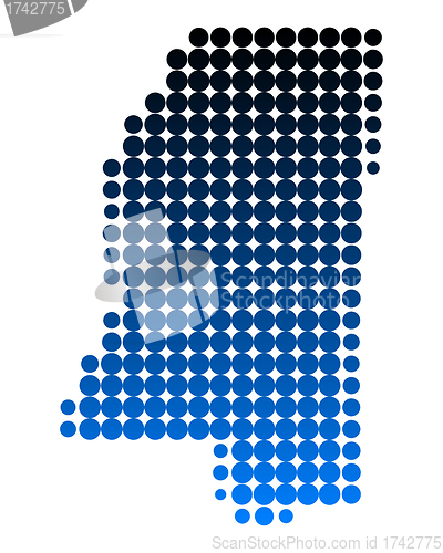 Image of Map of Mississippi