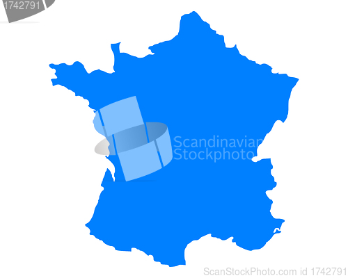 Image of Map of France