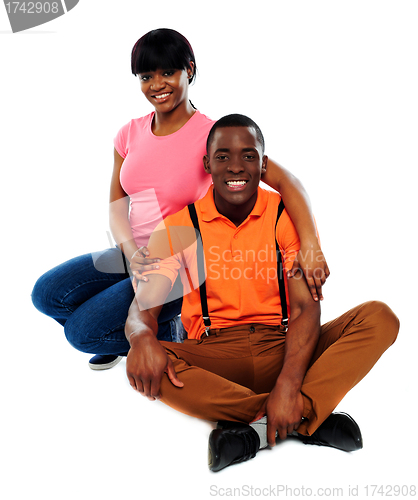 Image of Happy african couple in love