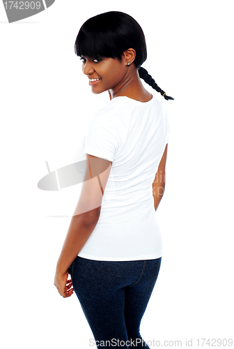 Image of Cute trendy african girl