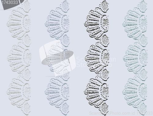 Image of Greeting card with lace.Seamless background. Illustration lace.