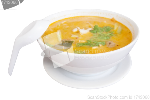 Image of tom yam spicy soup