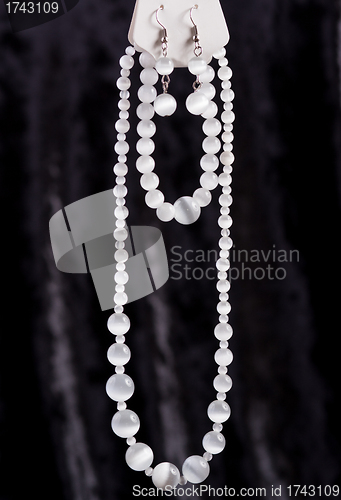 Image of White set with necklace