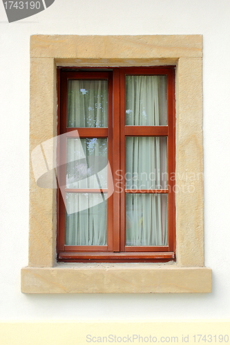 Image of window of an old building