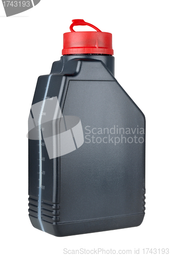 Image of plastic bottle for motor oil