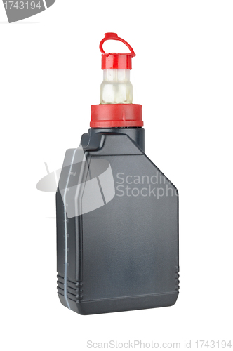 Image of plastic bottle for motor oil