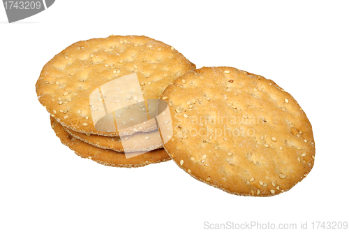 Image of stack of crispbread