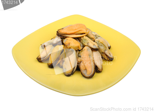 Image of mussels on a plate