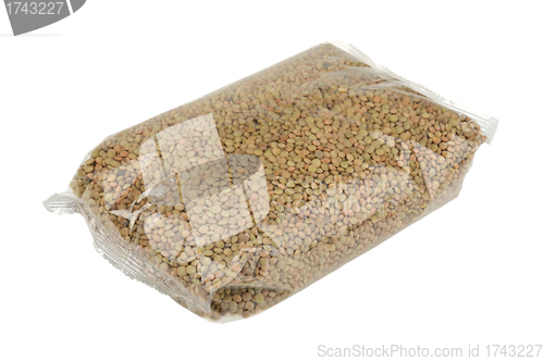 Image of lentils in a package