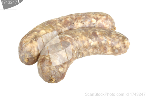 Image of raw sausage for frying