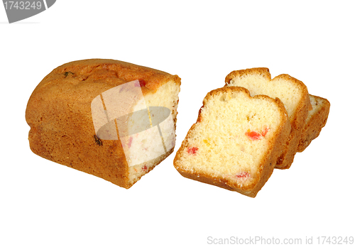 Image of cake with candied fruit