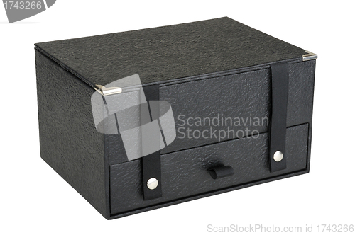 Image of black closed box