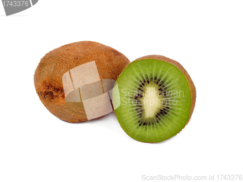 Image of Kiwi fruits isolated on white background